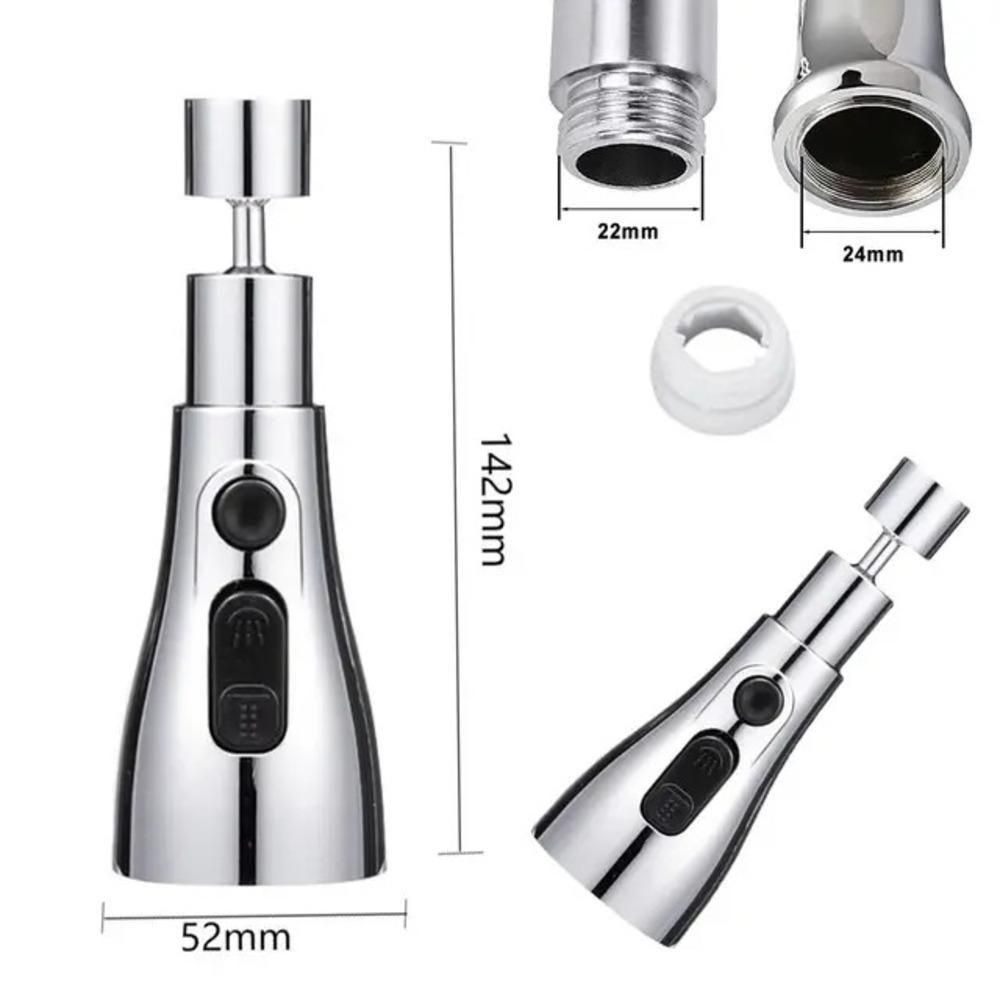 3 Modes Kitchen Sink Faucet – Stainless Steel